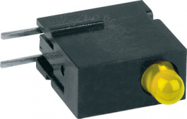 1801.0731, LED; в корпусе; желтый; 2,8мм; Кол-во диод: 1; 20мА; 60°; 10?20мкд, Mentor