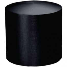 K1-PR-B60, Aluminium Knob black 19 mm, ELMA