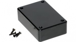 1591MSBK, Multipurpose GPABS Enclosure, 56 x 84 x 20 mm, Black, ABS, IP54, Hammond