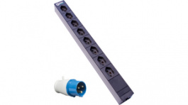 RND 465-00221, PDU 19^, 8 x T23, Black, Plug CEE16 (IEC), RND Connect