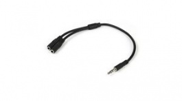 MUY1MFFS, Audio Cable 3.5 mm Jack Plug - 2x 3.5 mm Jack Socket 200mm, StarTech.com