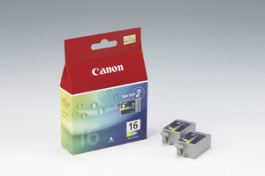 9818A002, Ink twin pack BCI-16 multicoloured, CANON