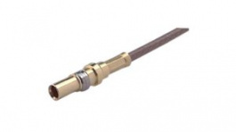 21 1023-C50-2-3/111 NE, RF Connector, DIN 1.0/2.3, Brass, Socket, Straight, 50Ohm, Crimp Terminal, Huber+Suhner