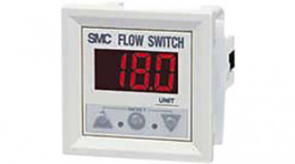 PF2A311-A-M, Digital flow switch 10...100 l/min 2 x PNP, SMC PNEUMATICS