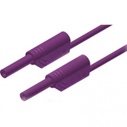 MVL S WS 200/1 VIOLET, Safety test lead diam. 2 mm violet 200 cm CAT III, SKS Kontakttechnik