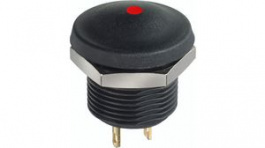 IXR3S02RRXCD, Illuminated Pushbutton Switch, 100 mA, 28 VDC, APEM