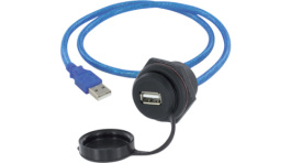 1310-1024-02, Кабель / адаптер; гнездо USB A, вилка USB A; 1310; V: USB 2.0, Encitech Connectors