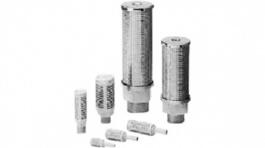 ANA1-02, Глушитель; R 1/4"; внешняя; 10бар; 40дБ; PBT; O22x64мм; 5?60°C; 14г, SMC PNEUMATICS