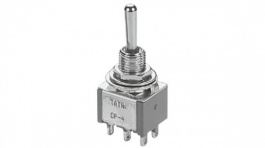 100-DP1-T100B3M1QE, Toggle Switch, On-On, Soldering lugs, Taiway