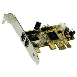 EX-16440, PCI-E x1 Card3x FireWire, Exsys