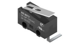463092691402, Micro Switch WS-MITV, 3A, 2A, SPDT, 1.47N, Lever, WURTH Elektronik