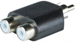 RND 205-00582, Mono Audio Adapter RCA Plug - 2x RCA Socket, RND Connect
