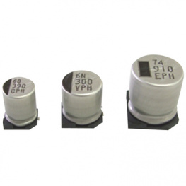 35CE100KX, Capacitor, SMD 100 uF 35 VDC, Suncon