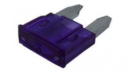 RND 170-00206, Mini Automotive Blade Fuse Violet 3A, RND Components