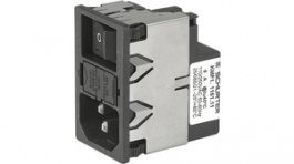 KMF1.1123.11, Power inlet with filter 10 A 250 VAC, Schurter
