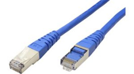 21.15.1334, Patchcord Cat 6 S/FTP 1 m Blue, Roline