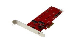 PEX2M2, 2x M.2 SATA SSD Controller Card PCI-E x4, StarTech