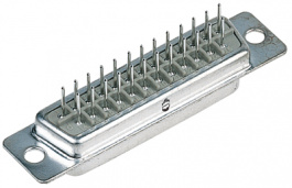 09670374755, D-Sub socket 37 Female Solder PCB THT/Straight, Harting
