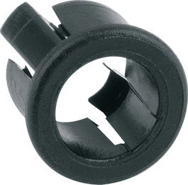 RTC51, LED holder black 5 mm, Mentor