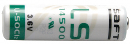 LS17500, Lithium battery 3.6 V 3.6 Ah, Saft