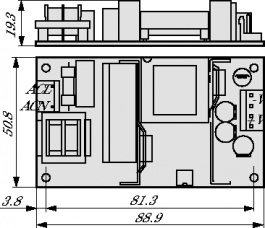 NFM-20-3.3, Switched-mode power supply 20 W 1 output, MEAN WELL