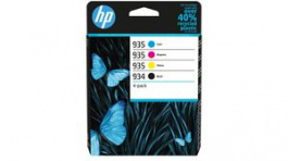 6ZC72AE, Ink Cartridge 934/935 Black/Cyan/Magenta/Yellow, HP