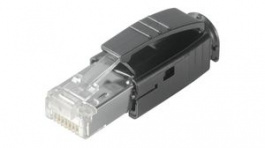 1963590000, CAT6a RJ45 Plug Connector, Straight, IDC, Weidmuller