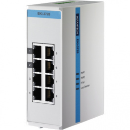 EKI-3728 AD, 8-портовый коммутатор gigabit Ethernet 8x 10/100/1000 RJ45, Advantech