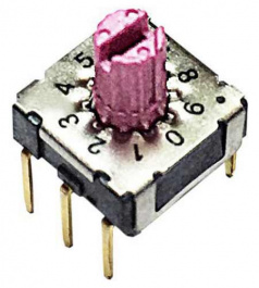 RND 210-00147, Rotary DIP switch BCD 3+2, RND Components