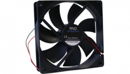 RND 460-00033, Brushless Axial DC Fan, 120 x 120 x 25 mm, 12 V, 3.36 W,, RND Components