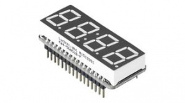 3108, 4-Digit 7-Segment Display FeatherWing Red, ADAFRUIT