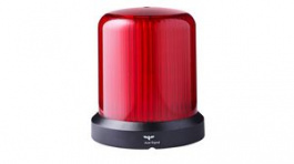 850512004, LED Signal Beacon, Continuous/Strobe/Flashing/Rotating, Red, 12VDC, Base Mount, , Auer Signal