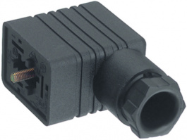 GM 209 NJ BLACK, Cable socket 3, Hirschmann
