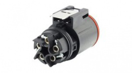 UTL6145SSCR, 5 P, Size 14, Plug without Backshell, Souriau Esterline Sunbank