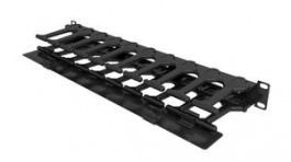 VRA1002, Cable Organizer, Single Side with Cover, 101mm x 44mm, Metal, Black, Vertiv