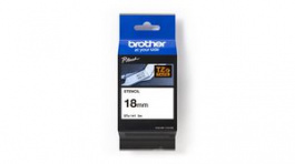 STE141, P-touch Pro Tape, 18mm x 3m, White, Brother