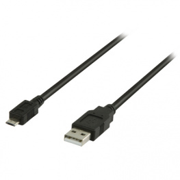VLCP60500B20, Кабель USB 2.0 2.0 m USB Typ A-Штекер USB Micro-B-Штекер, Valueline