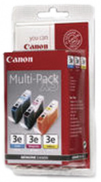 BCI-3EMULTI, Ink multipack Cyan / Magenta / Yellow, CANON