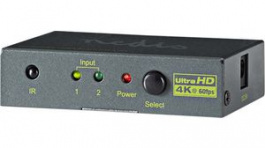 VSWI3432AT, 2-Port HDMI Ultra HD Switch 2x HDMI Input - HDMI Output, Nedis (HQ)