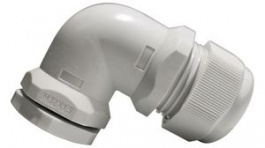 RND 465-00876, Bend Cable Gland, M32 x 1.5, Nylon, Grey, IP68, RND Components