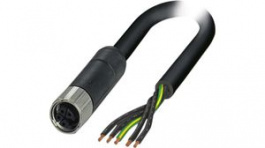 1414770, Power Cable M12 Socket - Bare End 1.5m 16A 690VAC, Phoenix Contact