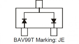 BAV99T-7-F, Switching diode SOT-523 85 V 500 mA, Diodes/Zetex