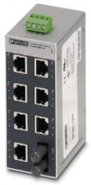 FL SWITCH SFN 7TX/FX ST, Industrial Ethernet Switch 7x 10/100 RJ45 1x ST (multi-mode), Phoenix Contact