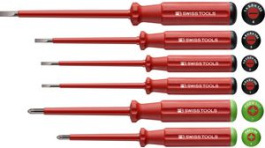 PB 5543, Classic VDE Screwdriver Set Pozidriv/Slotted 6pcs., PB Swiss Tools