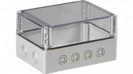 SPCM131810T, Plastic enclosure 175 x 125 x 100 mm grey PC IP 66/67 N/A Cubo S, Ensto