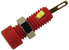 MBI 1 AU ROT / RED, Socket diam. 2 mm Red CAT I, SKS Kontakttechnik