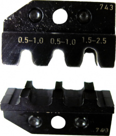 539743-2, Прессующие губки; Назначение:160626,160926,927853,927855, TE Connectivity