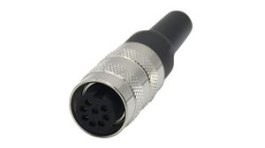 RND 205-01419, Mini Connector Socket 8 Contacts, 5A, 125V, IP67, RND Connect