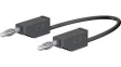 LK425-A/X 025CM BLACK Test lead diam. 4 mm Black 25 cm 2.5 mm2 CAT I