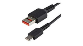 USBSCHAC1M, Charging Cable USB-A Plug - USB-C Plug 1m USB 2.0 Black, StarTech.com